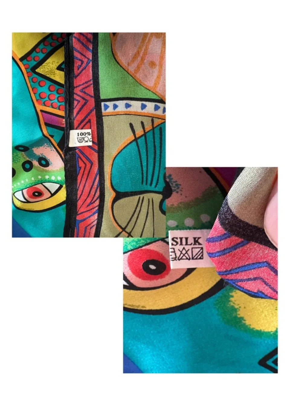 Multicolor Rectangle Scarf  11